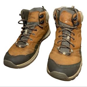 KEEN Waterproof Mid Hiking Women 11 Brown/Biege